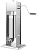 YIYIBYUS 5L Commercial Manual Churros Maker Machine Stainless Steel Latin Fruit Machine Vertical Sausage Stuffer Machine with 6 Nozzles Heavy Duty Churros Machine 5L