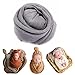 Coberllus Newborn Baby Photo Props Blanket Stretch Knitted Wrap Swaddle for Boy Girls Photography Shoot (Grey)