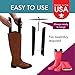 Dial Industries Spring Loaded Tall Boot Shaper Inserts, Black