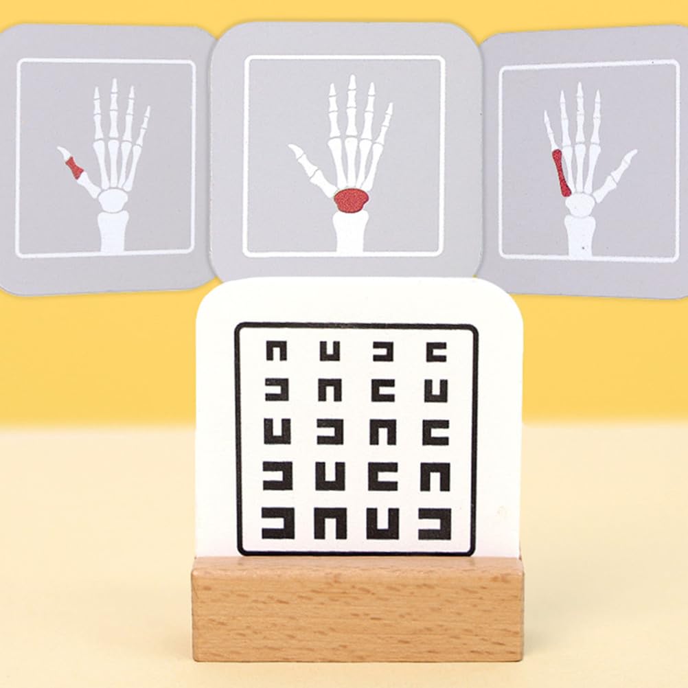 Set de Juego de Imitación de Médico de Madera, Juguete de Kit Médico para Niños