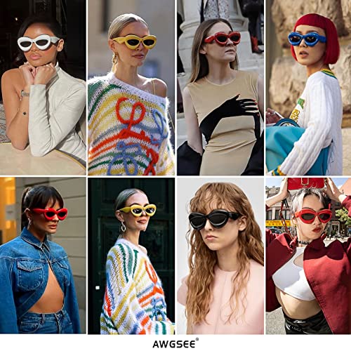 Trendy Inflated Shape Lip Sunglasses for Women Fashion Oversized Cat Eye Shades UV400 Protection3
