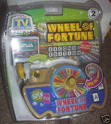 Wheel of Fortune Tropical  ニシ Wheel of Fortune TV Plug N Play Game Jakks Pacific Video