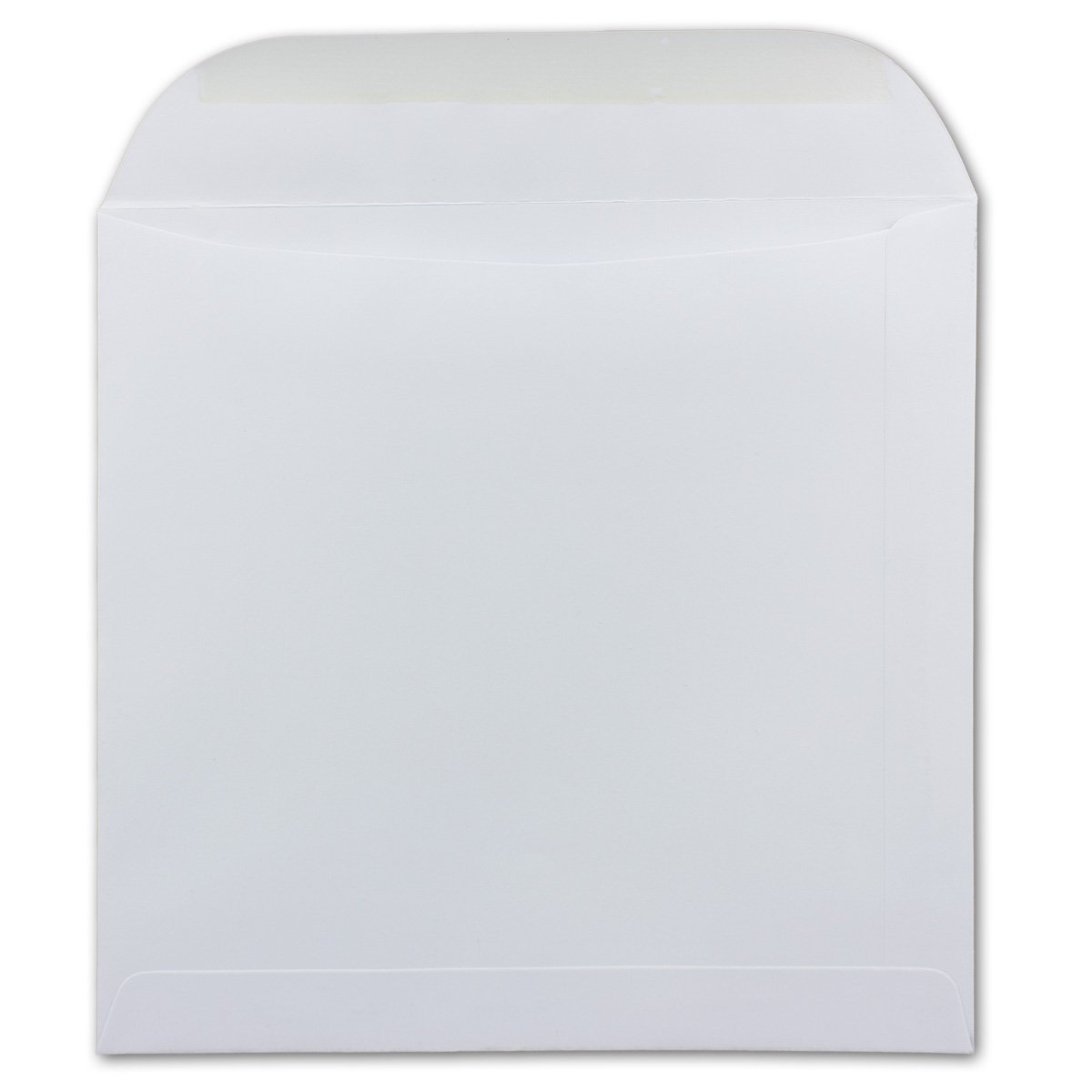 "NEUSER PAPIER" 75x large square envelopes 22 x 22 cm Bright white 100 grams per m² for very special occasions Wet gluing - Image 4