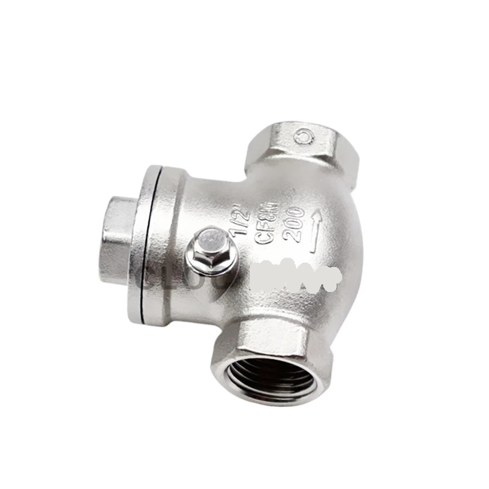 Clapet anti-retour horizontal inox 304 pour sécuriser l'arrosage du jardin