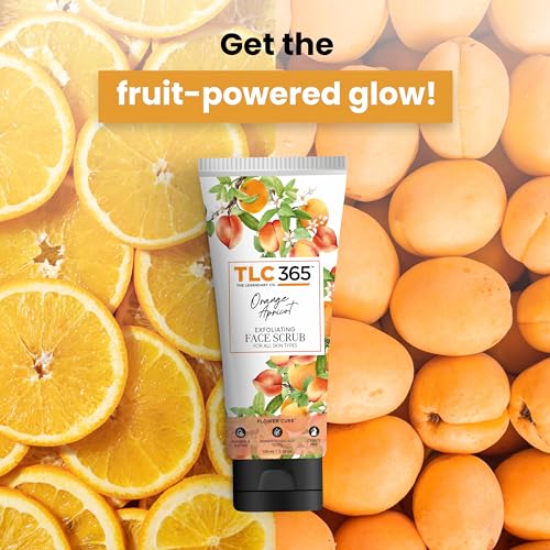 Image of Orange & Apricot Face Scrub | Deep Hydration, Lightens Tan, Unclogs Pore | 100ml