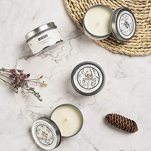 Bougie parfumée océan naturelle de soja pour aromathérapie 15h