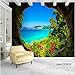 Produktbild Svsnm Tapete Wandbilder Landschaft Baum Loch Insel 3D Eo-Freundlich Für Tv Hintergrund Wohnzimmer Küche Schlafzimmer Studie-500cm(W) x320cm(H)