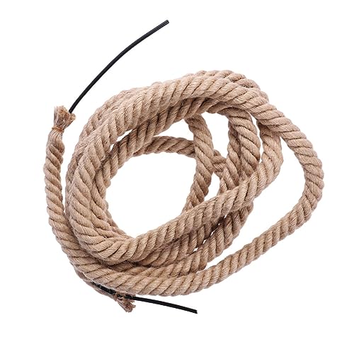 Câble décoratif en corde de chanvre WOONEKY, fil vintage 5m pour éclairage intérieur