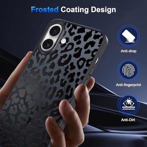 Coque mignonne iPhone 16 Plus motif guépard pour le quotidien chic - 4