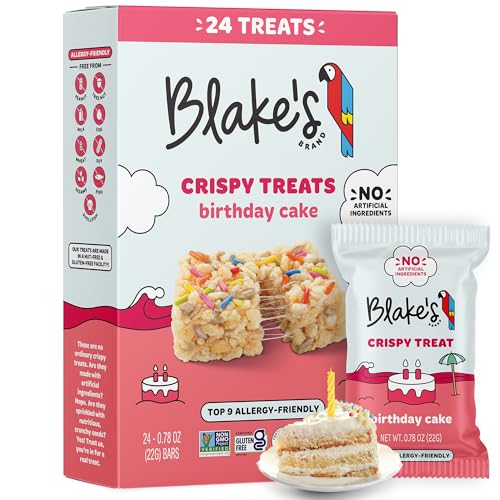Blake’s Seed Based Crispy Treats – Birthday Cake (24 Count),