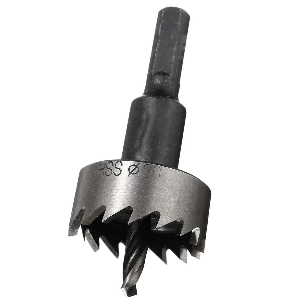 Set di 10 taglierine per sega a tazza HSS da 12/16/18/20/25/30/35/40/45/50 mm, 12-50 mm