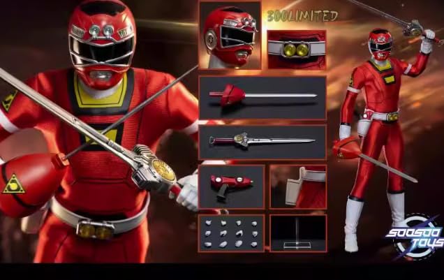 Amazon | [AC]Soosootoys 1/6 スーパー戦隊 赤い戦士 SST-074A