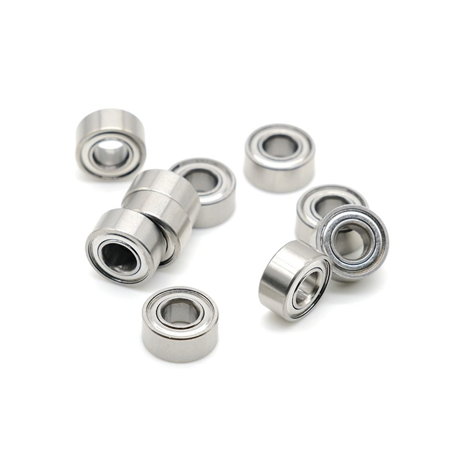 Rodamientos de bolas miniatura de acero cromado 685ZZ, 5 x 11 x 5 mm, 618/5ZZ, 10 unidades