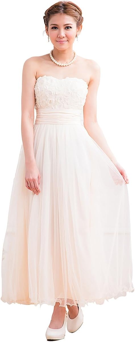 っておりま ウエディングドレス ブライズメイド ロングドレス 2次会