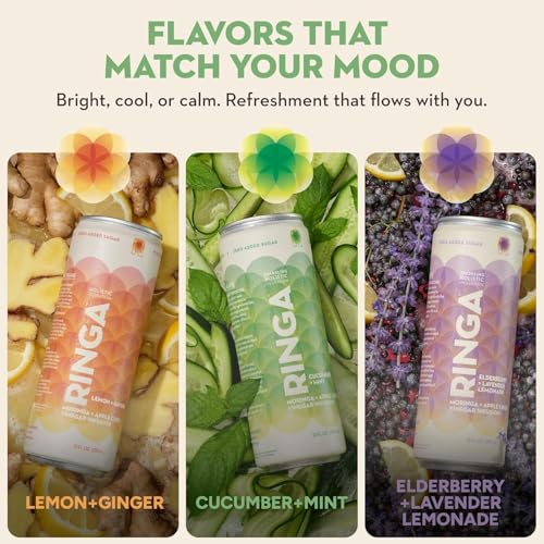 Image of Ringa Sparkling Hydration (Cucumber Mint 12Oz (Pk of 4))
