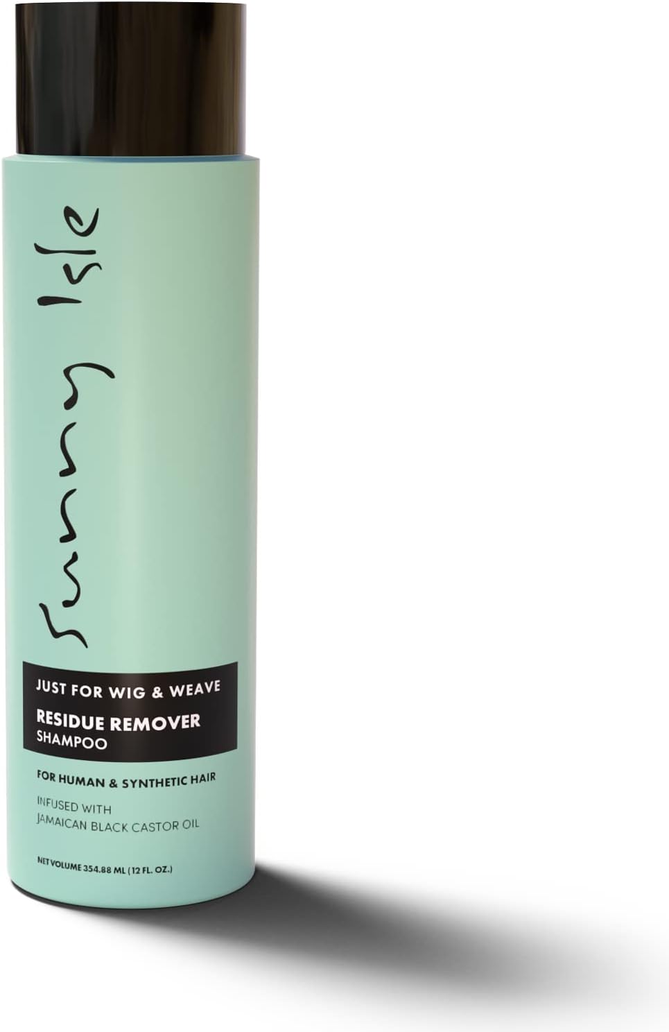 Just for Wig, Weave, Braid, & Extensions Residue Remover Shampoo 12oz | For Synthetic & Natural Hair | Aloe Vera, Tea Tree, Borago Seed & Jamaican Black Castor Oils | Sulfate Free