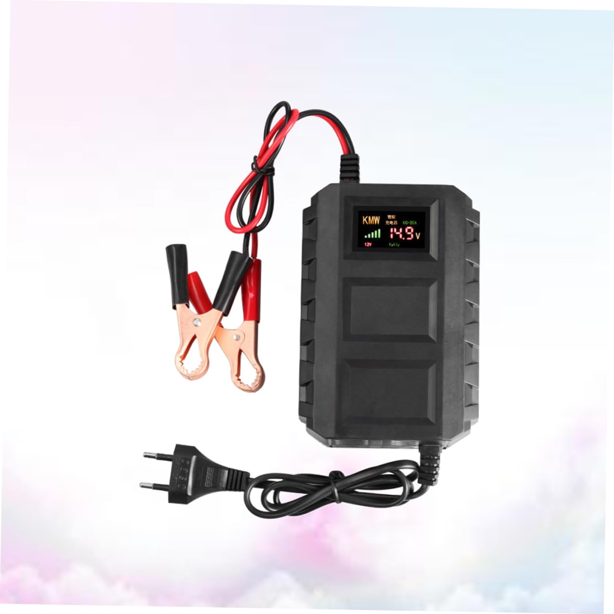 INOOMP Chargeur Batterie pour et Voiture Protection Court Circuit et Surcharge Compatible Batteries Acide Charge Stable et Sécurisée