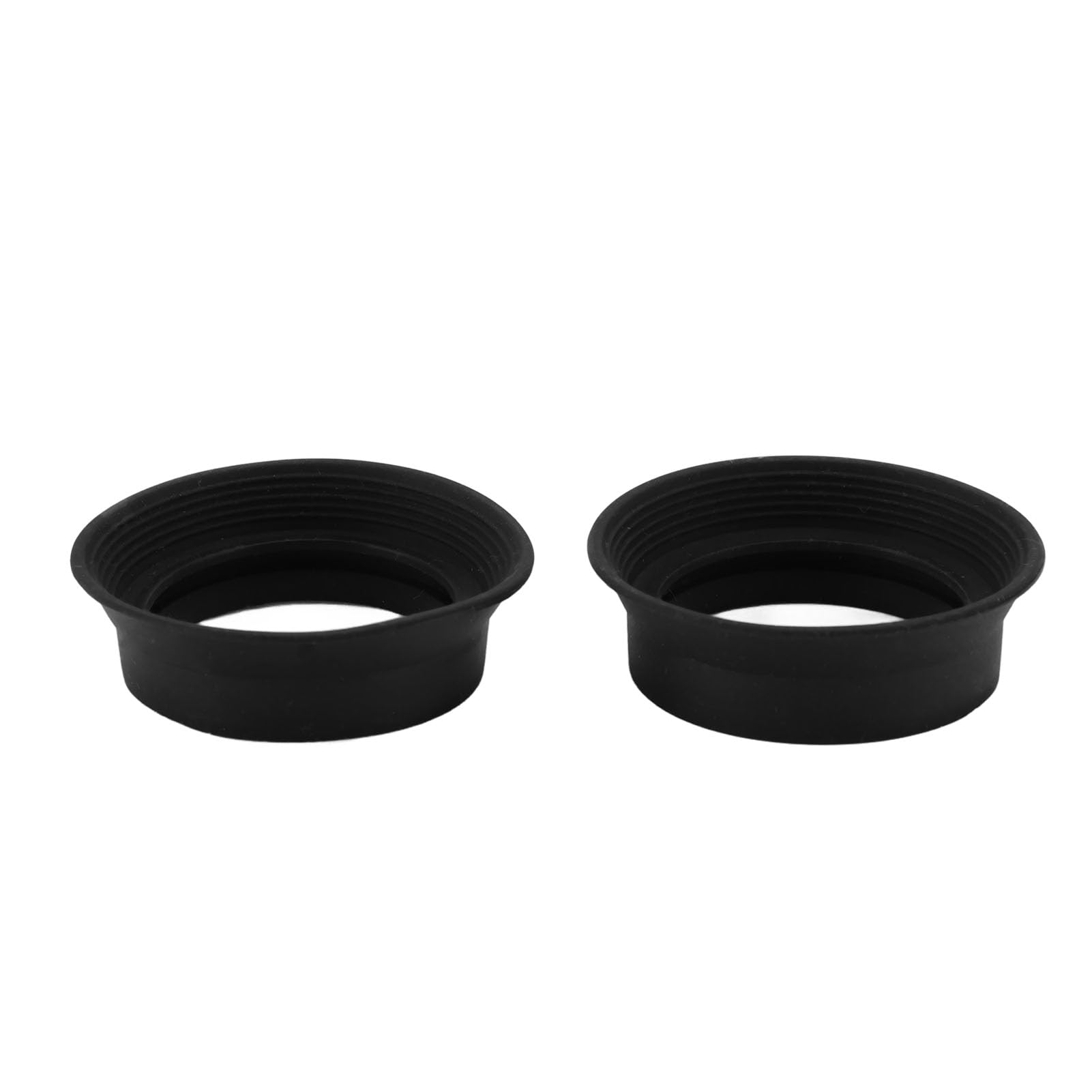 2 szt. Osłona Okularu, Składana Miękka Gumowa Muszla Oczna do Mikroskopu Monokularowy Okular Obuoczny, Muszla Oczna Okularu z Zakresem od 28 do 32 Mm
