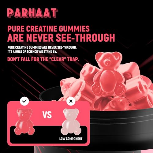 Image of NSF Certified Creatine Gummy - Creatine Monohydrate Gummies 5g for Men & Women - Boost Focus,Strength, and Endurance, Vegan, Gluten-Free, Non-GMO, 2.5 Gram Creatine per Gummy (Peach 90 ct)