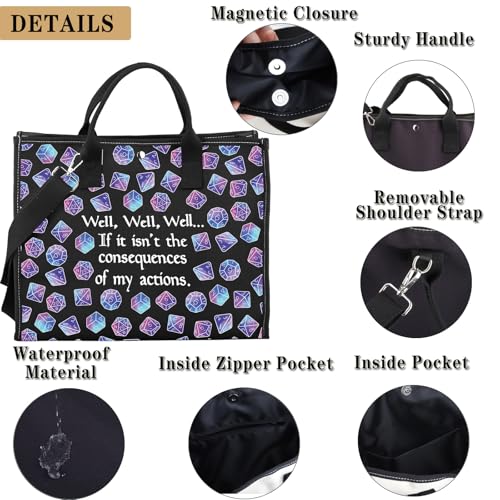 Bolsa de lona para dados RPG DandD miniatura 5