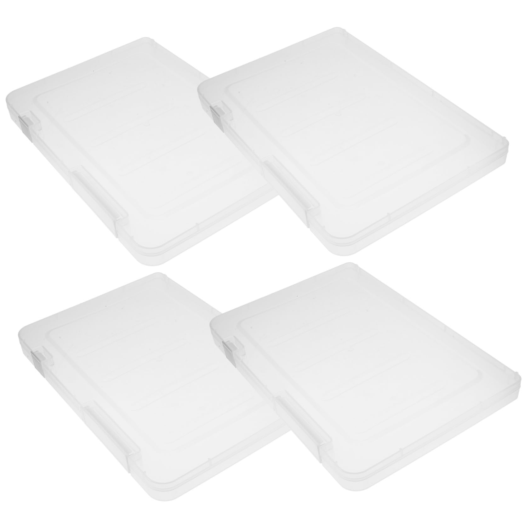 Scatole Organizer File A4 in Pp Bianco 4 Pezzi, Back To School Party