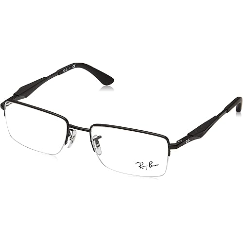 Ray-Ban Rx6285 Rectangular Prescription Eyeglass Frames