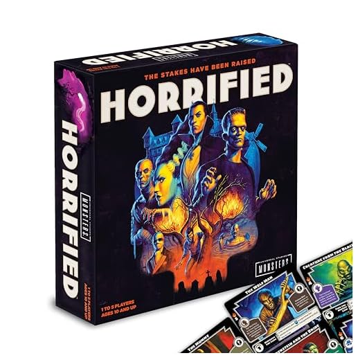 Ravensburger Horrified: Universal Monsters Strategy Board Game | Age 10 & Up | Co-Operative Gameplay | Unique Monster Challenges | Perfect for Family Game Night