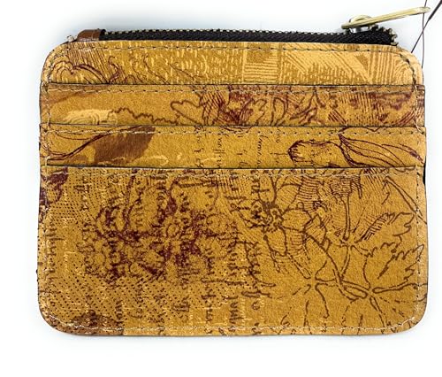Image of Patricia Nash Leather Cassis ID Card Case Wallet, Italian Sketchbook