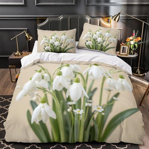 Housse de couette crâne 3D en microfibre premium 260x220 cm - 2
