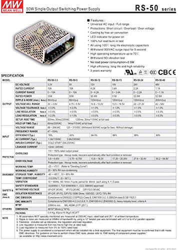 MeanWell RS-15-12, Alimentatore Trasformatore 15W