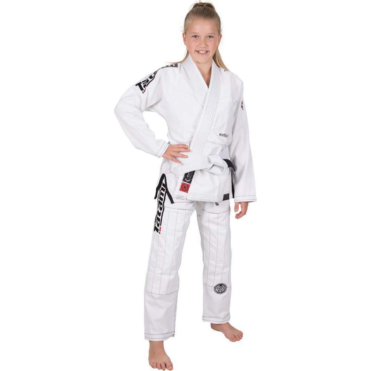 Tatami Fightwear Kids Estilo 6.0 BJJ Gi - White & Black - M00