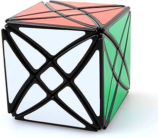 Yealvin 8 -Axis Hexahedron Cube Black Irregular Twist Cube Puzzle Toy