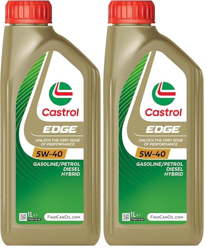 Castrol EDGE 5W-40 Motoröl, 1L (Packung mit 2) – Ansicht 1