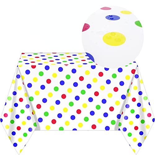 Tischdecken weiß Einweg-Tischdecke für rechteckige Tische, Hochzeiten oder Abschlussfeiern, wasserdichte Kunststoff-Tischdecken für Partys Cover