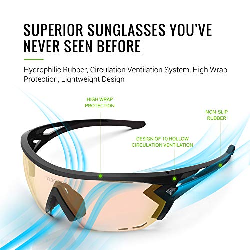 TOREGE TR18 Cyber-Punk Polarized Sunglasses — view 2