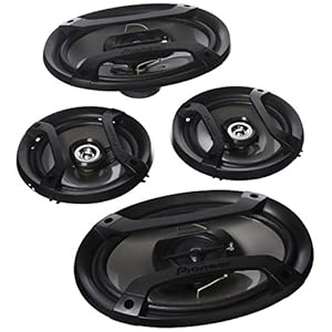 Pioneer TS-165P + TS-695P Two Pairs 200W 6.5″ + 230W 6×9 Car Audio 4 Ohm Component Speakers