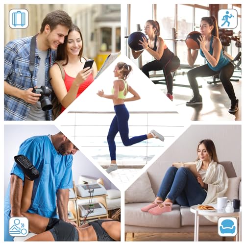 BKP Yoga Socks for Women,Pilates Socks Non Slip Grip Socks Suitable for Ballet,Plasticity,Dance,Home,Training - Image 3