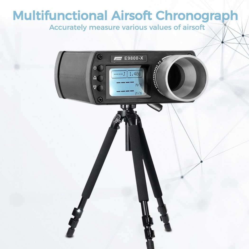 Shooting Testing Tool, Multifunctional High Power Airsoft Chronograph, Shooting Speed Tester With Lcd Screen