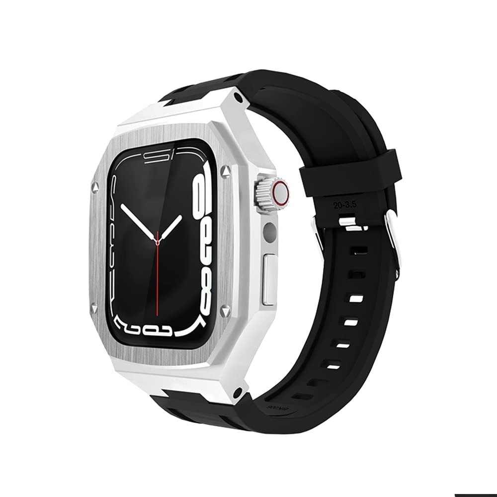 Bracelet Apple Watch 40mm étui acier iWatch 8 7 SE