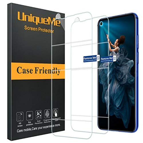 UniqueMe compatible with Honor 20 Pro Screen Protector,[2 PACK