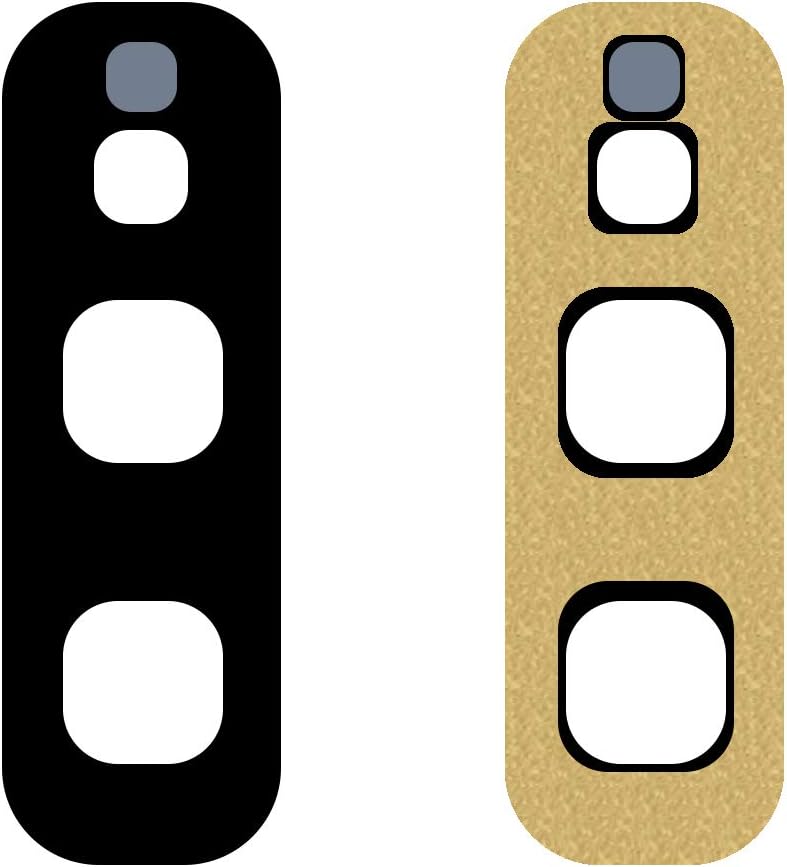 MMOBIEL Back Rear Camera Glass Lens Replacement Compatible with Samsung Galaxy S10e 2019 - Incl. Double Sided Adhesive, Tweezer and Cloth