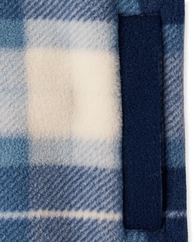 Gymboree,and Toddler Long Sleeve Cozy Microfleece Half Zip Pullover,Tidal Print Plaid,4T3