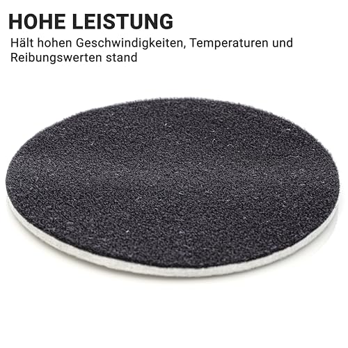 Image of Glass Polish 4.5 inch (115mm) Pack of 10 Felt Polishing Pads for Polishing Glass, Plastic, Metal and Marble - GP11009 | For Cerium Oxide Glass Polishing, Scratch Removal, Plastic & Headlight Restoration, Metal Polishing & Clear Coat Finishing