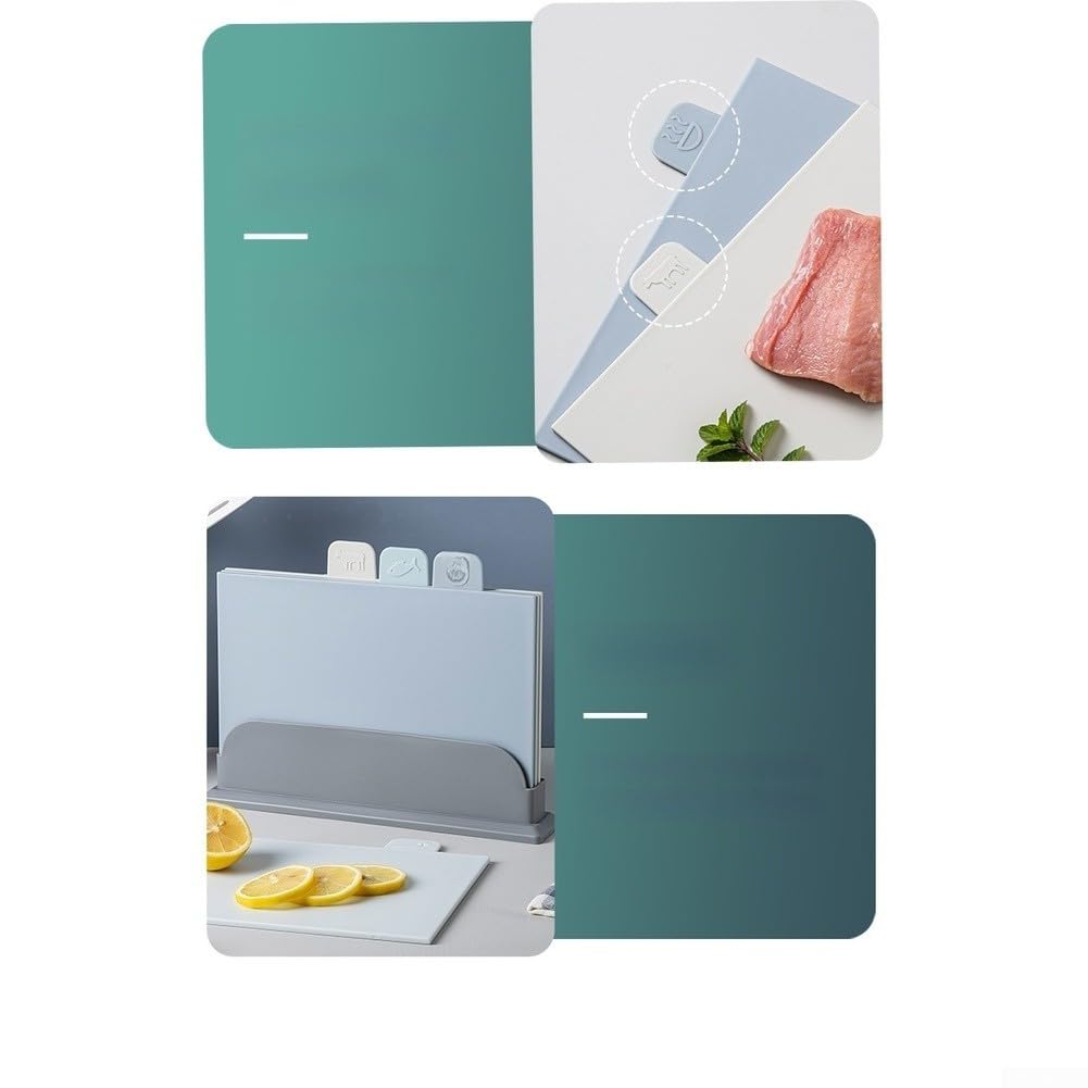 Set di 4 taglieri in plastica PP antiscivolo