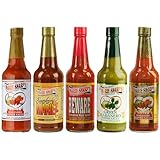 Marie Sharp's Hot Pepper Sauce Variety Set, 10 oz each
