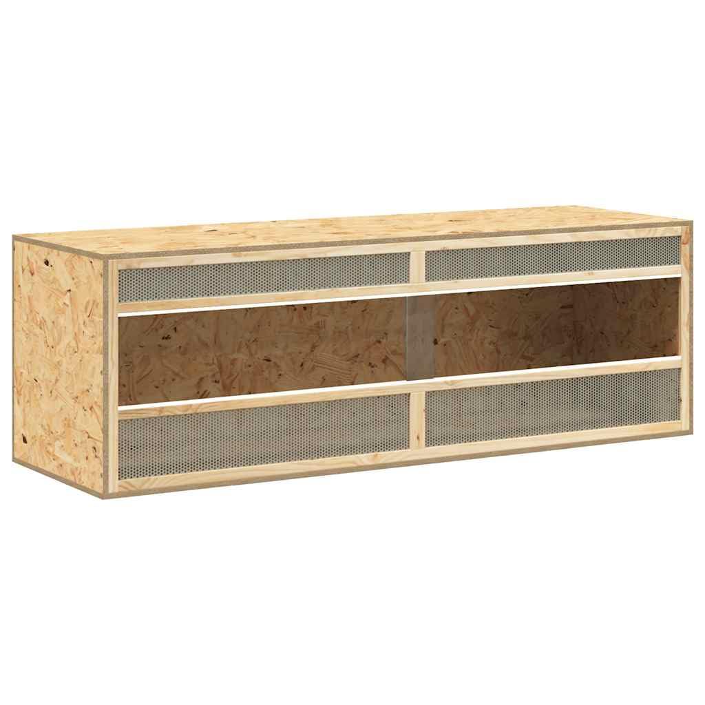 vidaXL Terrarium Bois d'Ingénierie 144x46x48 cm Boîte pour Habitat de Reptile