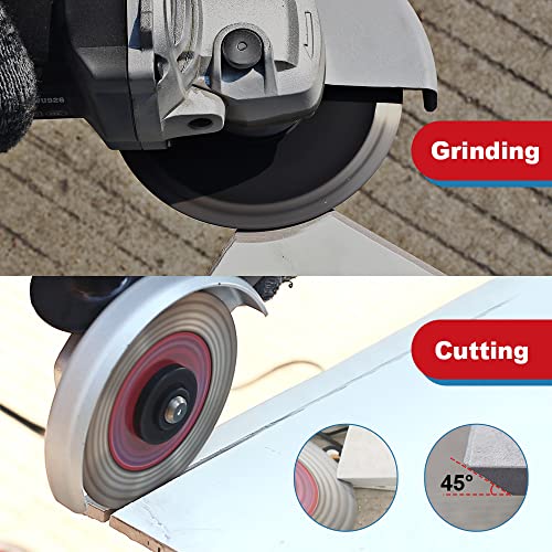 Diapro 5" Tile Turbo Saw Blade Diamond Blade With 5/8"-11 Arbor For Cutting And Grinding Porcelain Tile Granite Marble… #TOP5