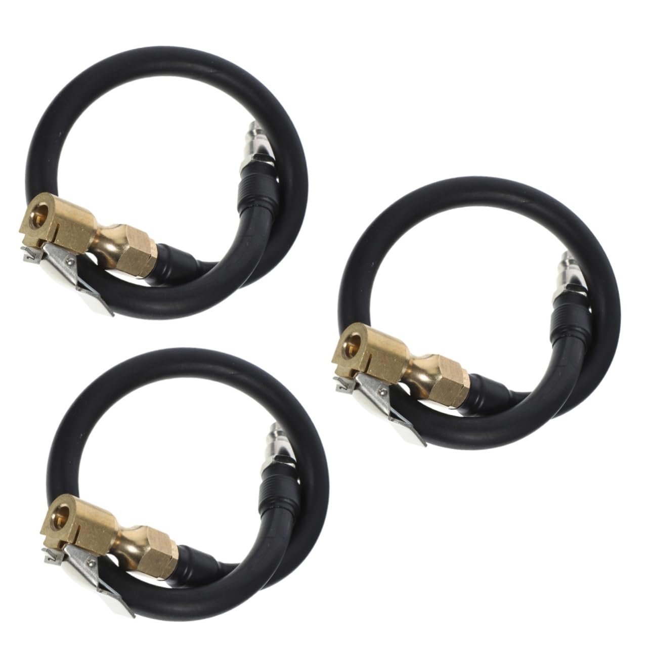 GLEAVI 3stücke Tire Inflator Schlauch Mit Schnellanschluss Verlängerungsschlauch Für Auto Robuste Luftdichte Verbindung Kompakt Leicht Für Notfall Präzise Druckregelung Für Optimale