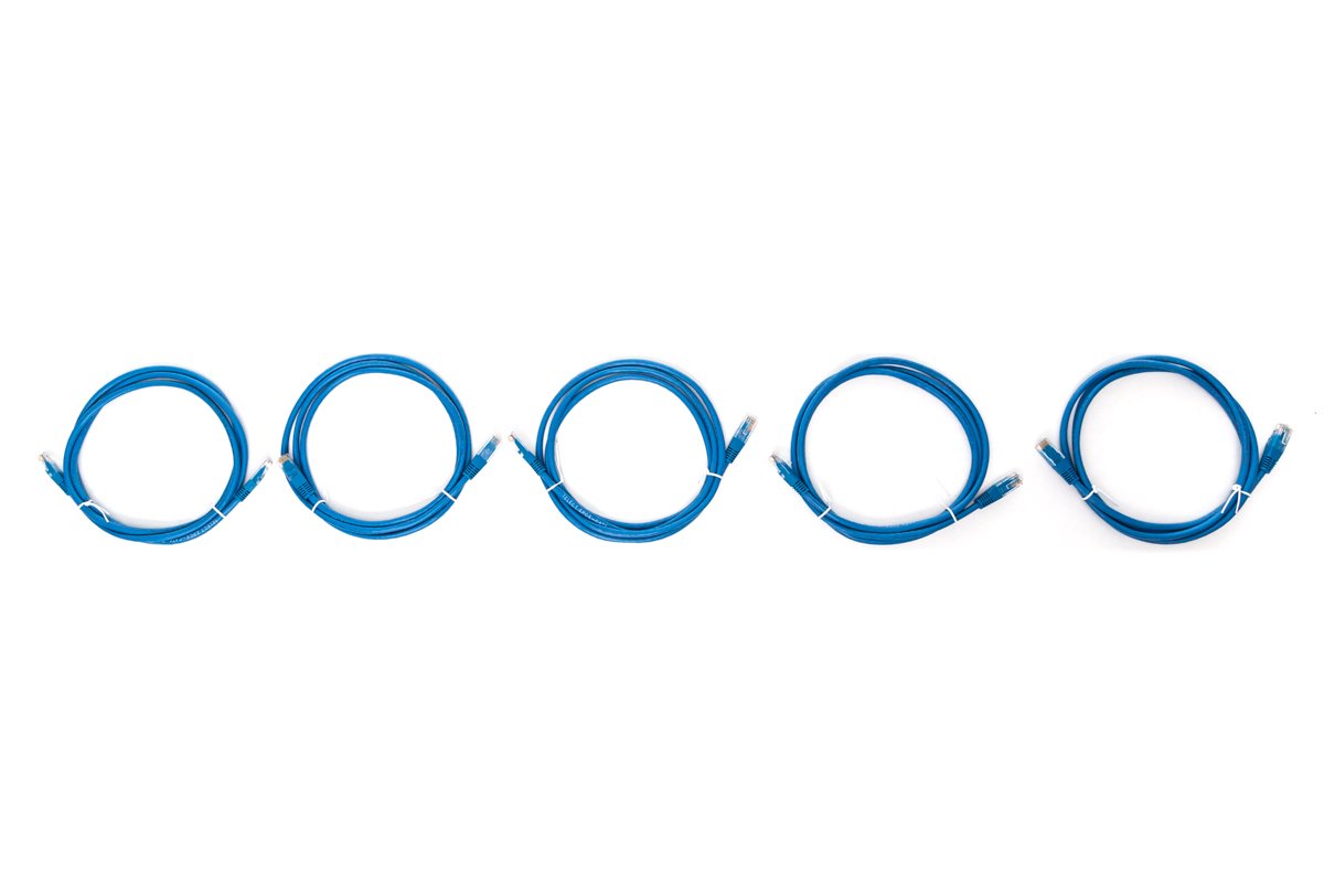 CAT5e Ethernet Patch Cord 5-Pack 5'/1.5m (EPCE-CT5E-BL05)