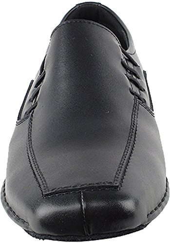Men's Ballroom Dance Shoes Salsa Tango Latin Shoes Black Leather Sero102Bbxeb Comfortable - Very Fine 9.5 M Us [Bundle Of 5] #TOP2